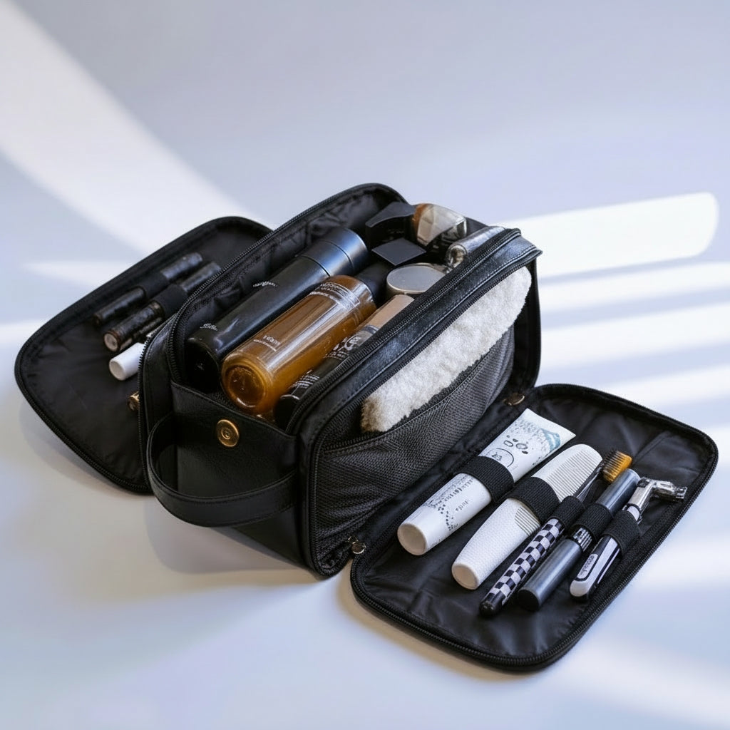 Giovani Leather Toiletry Bag