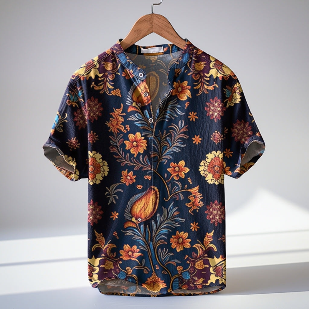 Formosa Floral Henley Shirts
