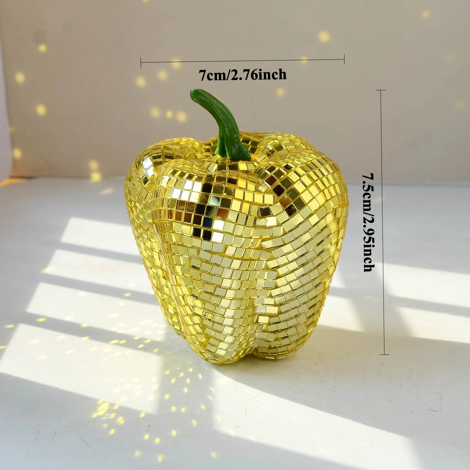 Pumpkin Disco Ball Mirror Bar Party Decor Pear Tomato Vegetable Disco Ball Ornament Halloween Party Home Decor Festival Gift